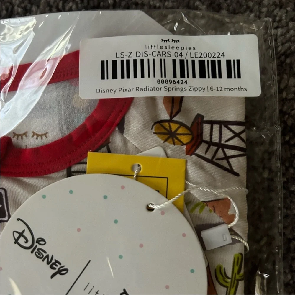 Little Sleepies Cars Radiator Springs Zippy 6-12 - Picture 4 of 5